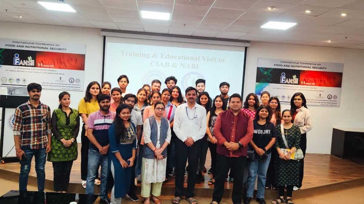 बायोटेक्नोलॉजी के छात्रों ने राष्ट्रीय महत्व के संस्थानों का किया शैक्षिक दौरा